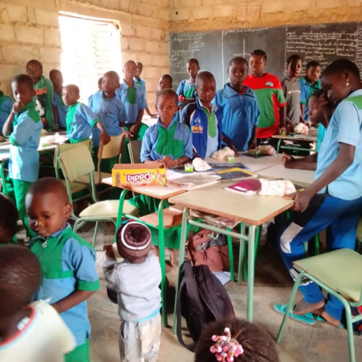 Niños en una escuela de Burkina Faso